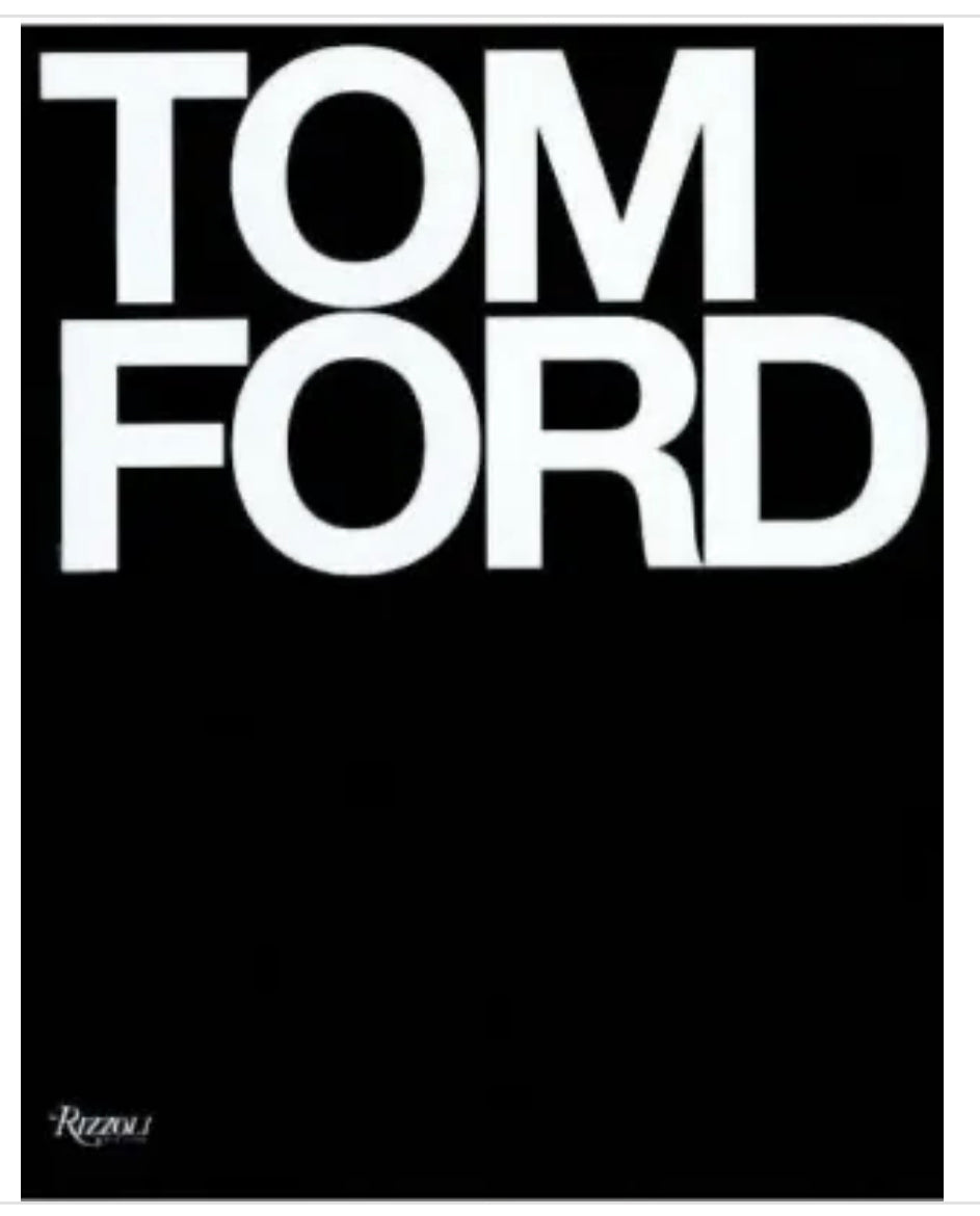 TOM FORD HARDCOVER BOOK W/COVER